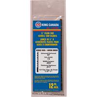 12-Piece Reverse Tooth Scroll Saw Blades, Scroll cutting, 0.043" W x 5" L, 12 TPI Les Distributions ICE