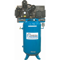 Compresseurs d'air s&eacute;rie industrielle - Compresseurs verticaux - Deux &eacute;tages, 66,6 gal. (80 gal. US) Les Distributions ICE