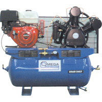 Compresseurs d'air s&eacute;rie industrielle - Compresseurs &agrave; moteur, 25 gal. (30 gal. US) Les Distributions ICE