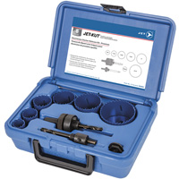 Coffret de scies-cloches haut de gamme pour &eacute;lectriciens, 8 morcea Les Distributions ICE