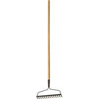 Bow Rake, Wood Handle, 51" L, 14" Blade, 14 Tines Les Distributions ICE