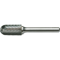 Fraises au carbure solide - Forme cylindrique avec embout sph&eacute;rique CLEVELAND, , 3/32" dia., 7/16" profondeur de la coupe Les Distributions ICE