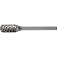 Fraises au carbure solide - Forme cylindrique avec embout sph&eacute;rique CLEVELAND, , 1/8" dia., 9/16" profondeur de la coupe Les Distributions ICE