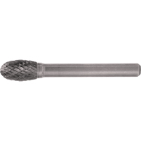 Fraises au carbure solide - Forme ovale CLEVELAND, SE-1, 1/4" dia., 1/4" Tige, 3/8" Prof. de la coupe Les Distributions ICE