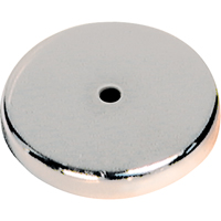 Aimants ronds &agrave; profil bas, dia. 2-5/8", Force de 41  lb Les Distributions ICE