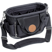 Porte-outils avec courroie d'&eacute;paule Tool Tote, Polyester, 17 pochettes, Noir Les Distributions ICE