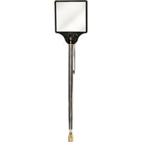 Inspection Magnetic Mirror, Square, 2" L x 2" W, Telescopic Les Distributions ICE