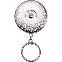 Porte-cl&eacute;s &agrave; d&eacute;vidoir The Original, Chrome, C&acirc;ble 24", Fixation Agrafe de ceinture Les Distributions ICE