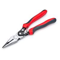 Pro Series Dual Material Long Nose Compound Action Cutting Pliers, 9" L Les Distributions ICE
