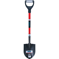 Pelle ronde robuste, Lame Acier au carbone, Fibre de verre, Manche Prise en D Les Distributions ICE