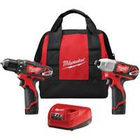M12 Cordless 2-Tool Combo Kit, Lithium-Ion, 12 V Les Distributions ICE