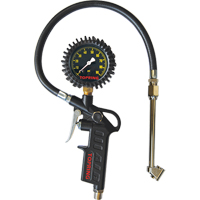 Tire Pressure Gauges - Dual Wheel Type- Pistol Grip Dial Inflator Gauges Les Distributions ICE
