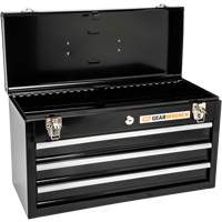 Boîte &agrave; outils portative, 20" la, 3 tiroirs, Noir Les Distributions ICE
