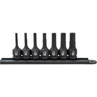 Hex Bit Impact SAE Socket Set, 7 Pieces Les Distributions ICE