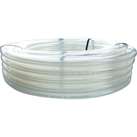 Tubing, Air/Water, 0.3125" OD x 100' L, PVC, Clear, 55 PSI @ 20°C Les Distributions ICE