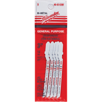 Jigsaw Blade, Bi-Metal, T-Shank, 3" L, 12 TPI Les Distributions ICE