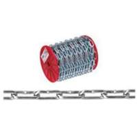 Chaîne droite, Acier &agrave; faible teneur en carbone, 2/0 x 120' (36,6 m) l, Charge d'utilisation 520 lb (0,26 tonne) Les Distributions ICE