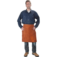 Tablier en cuir, Taille, 24" lo, Lava Brown Les Distributions ICE