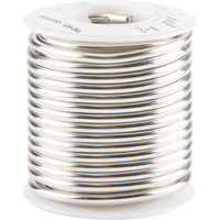 Common Solder, Lead-Free, 95% Tin 5% Antimony, Solid Core, 0.125" Dia. Les Distributions ICE