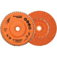 Disque &agrave; lamelles Enduro-Flex Turbo, 4-1/2" x 5/8"-11, Type 27S, Grain 80, C&eacute;ramique Les Distributions ICE