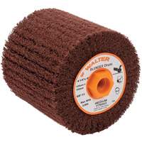 ALLSTEEL Blendex Surface Conditioning Drum, 4-1/4" Dia. x 4" W, 5/8"-11 Arbor, Medium Grit Les Distributions ICE