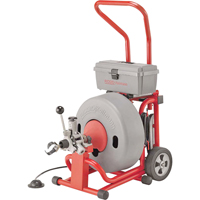 Machine &agrave; tambour no K-6200 avec c&acirc;ble no C-24-IW, &eacute;lectrique, 5/8" x 100' Les Distributions ICE