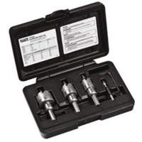 Carbide Hole Cutter Set with Heavy-Duty Carry Case, 4 Pieces Les Distributions ICE