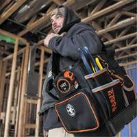 Fourretout Tradesman Pro, Nylon balistique, 40 pochettes, Noir/Orange Les Distributions ICE