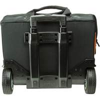 Sac &agrave; outils roulant Tradesman Pro, Polyester balistique, 24 pochettes, Noir/Orange Les Distributions ICE