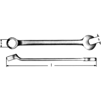 Cl&eacute;s mixtes, 3/8", Longueur de 6-5/16" Les Distributions ICE