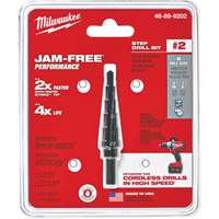 Foret &eacute;tag&eacute; no 2, 3/16" - 1/2", Incr&eacute;ments de 1/16", Acier rapide Les Distributions ICE