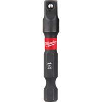 Shockwave Impact Driver Socket Adapters, 1/4" Drive Size, 1/4" Male Size, Ball, 1-7/8" L Les Distributions ICE
