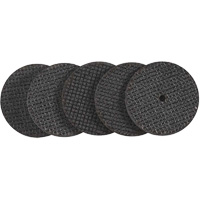 Meules &agrave; tronçonner renforc&eacute;es, 1-1/2" x 0,045", Arbre de Aucune, Type 1, Oxyde d'aluminium, 40000 Tr/min Les Distributions ICE