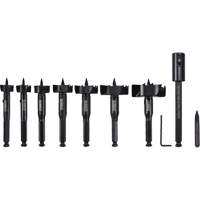 Self-Feed Wood Drill Bit Kit, 8 Pieces, High Carbon Steel Les Distributions ICE