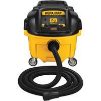 Heavy-Duty HEPA Wet-Dry Dust Extractor Vacuum, 20" x 19" x 20" Les Distributions ICE