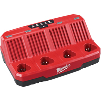 M12 Four Bay Sequential Charger, 12 V, Lithium-Ion Les Distributions ICE
