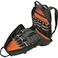 Organiseur de sac &agrave; dos d'&eacute;lectricien Tradesman Pro, 14" lo x 7" la, Noir, Balistique Les Distributions ICE