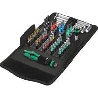 Kraftform Kompakt 100 Screw Driving set 52-PC, 6-1/32" L, Plastic Handle Les Distributions ICE