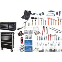 Ensemble d'outils ultime avec coffre en acier et chariot, 358 morcea Les Distributions ICE