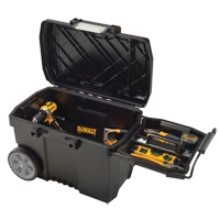 Coffre &agrave; outils pour entrepreneur, 15-19/32" la x 24-13/16" p x 16-1/2" h, Noir Les Distributions ICE