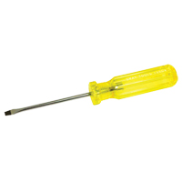 Tournevis &agrave; fente, 3/16", 8-1/4" lo, Prise Plastique Les Distributions ICE