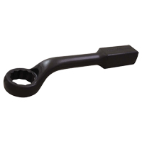 Cl&eacute; polygonale &agrave; choc, 12 pans, 27 mm, d&eacute;cal&eacute;es de 45°, Fini Oxyde noir Les Distributions ICE