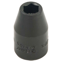 Socket, Impact, 5/16", 3/8" Drive, 6 Points Les Distributions ICE