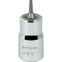 Douille &agrave; embout, Torx, T8 x 2-1/8" lo, Prise 3/8" Les Distributions ICE