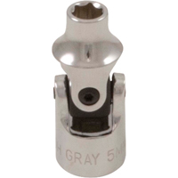 Douille cardan, Prise 1/4"/6 mm, 6 pans Les Distributions ICE