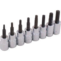 Socket Set, Torx&reg;, 3/8" Drive, 8 Pcs Les Distributions ICE