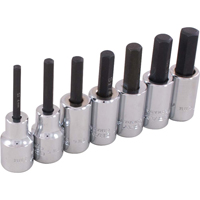 Hex Head Socket Set, Hex, 3/8" Drive, 7 Pcs Les Distributions ICE