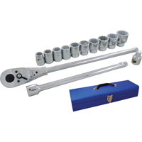 Socket & Attachment Set, 15 Pcs, 3/4" Drive Size Les Distributions ICE