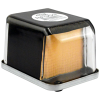 BF909 Filtre &agrave; carburant et s&eacute;parateur d'eau &agrave; deux &eacute;tages en verre de type boîte Les Distributions ICE