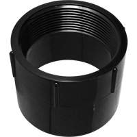 Adaptateur femelle, Noeud x FPT, 3" dia., Plastique Les Distributions ICE
